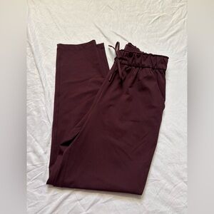 Lululemon High-Rise Keep Moving Pants - Cassis Maroon Color